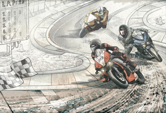 MOTO MASTERS - tapeta dla chłopaka w motory