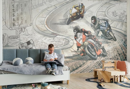 MOTO MASTERS - tapeta dla chłopaka w motory