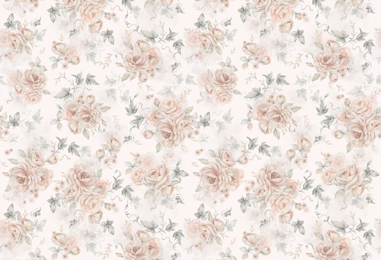 ROMANTIC BRIGHT - tapeta do pokoju dziewczynki