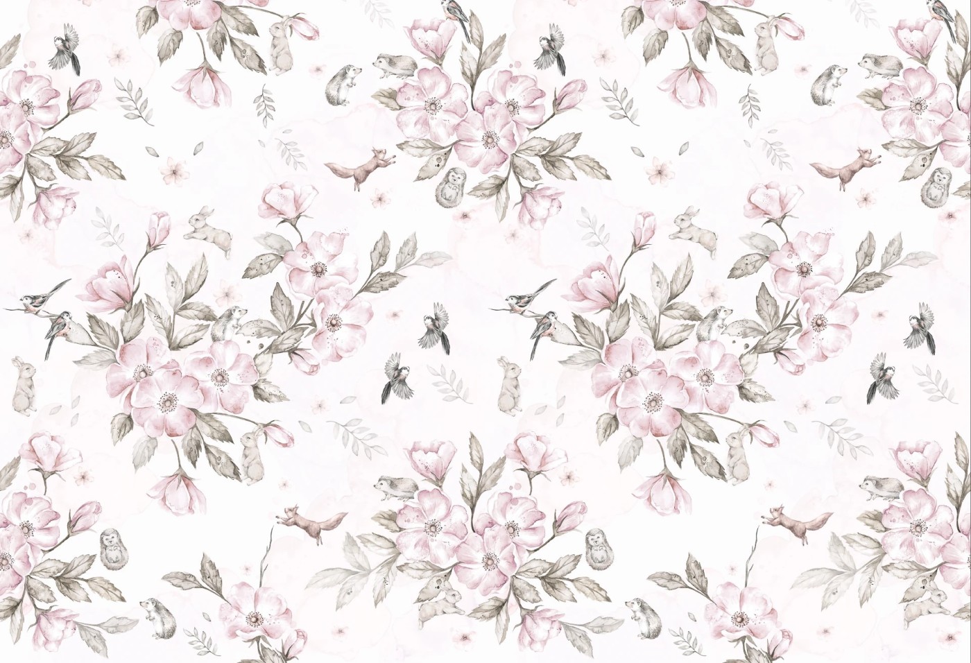 ROSE GARDEN - kwiatowa tapeta dla dziewczynki ROSE GARDEN - kwiatowa tapeta dla dziewczynki