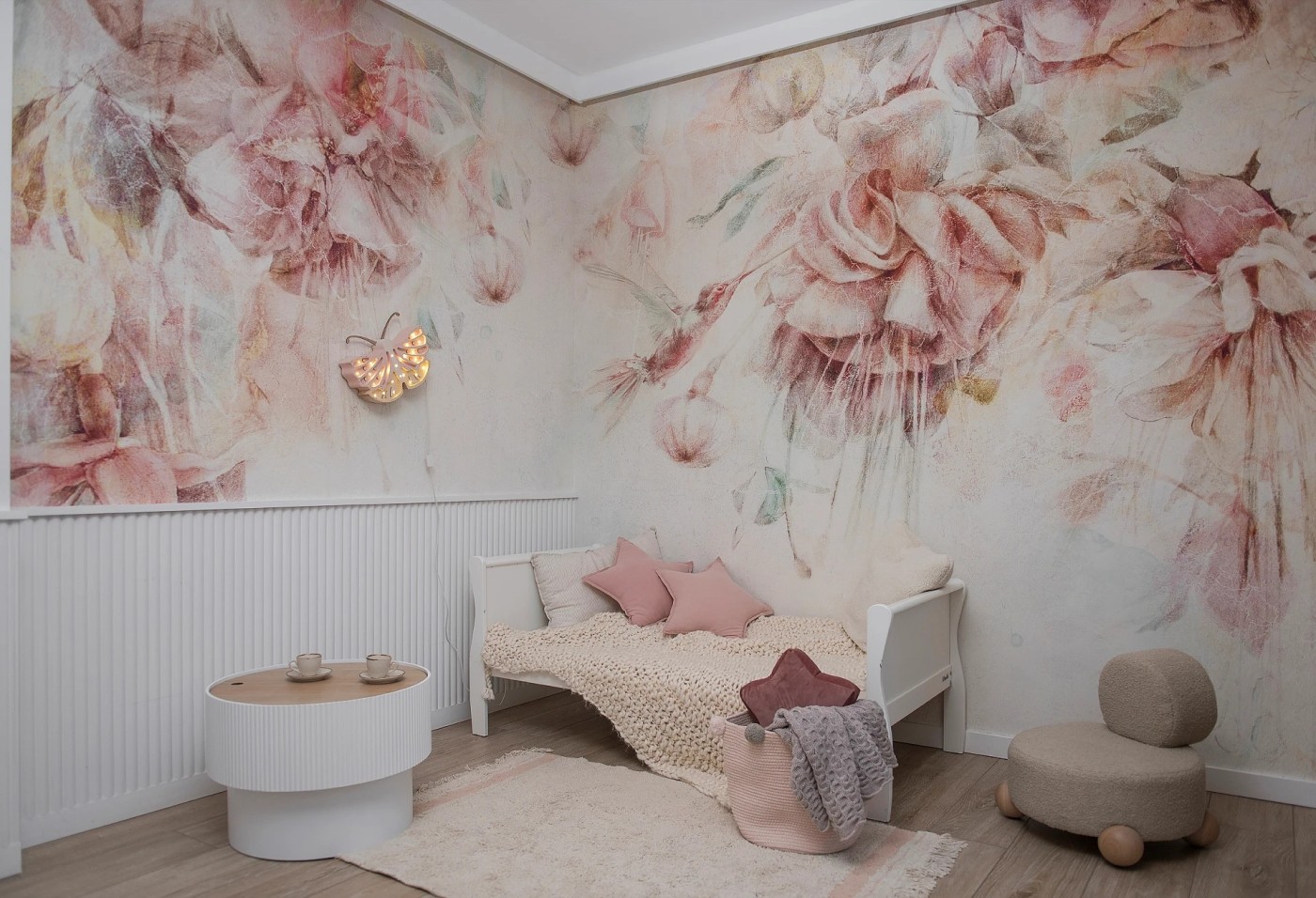 SWINGTIME FUCHSIA - colibri - tapeta dla dziewczynki z kolibrem SWINGTIME FUCHSIA - colibri - tapeta dla dziewczynki z kolibrem