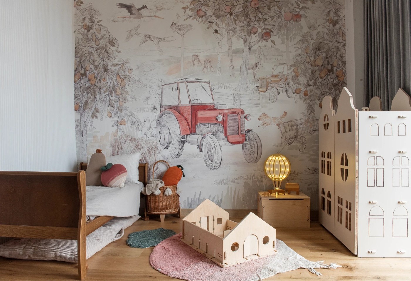 VINTAGE COUNTRY - boys - tapeta chłopięca w traktory