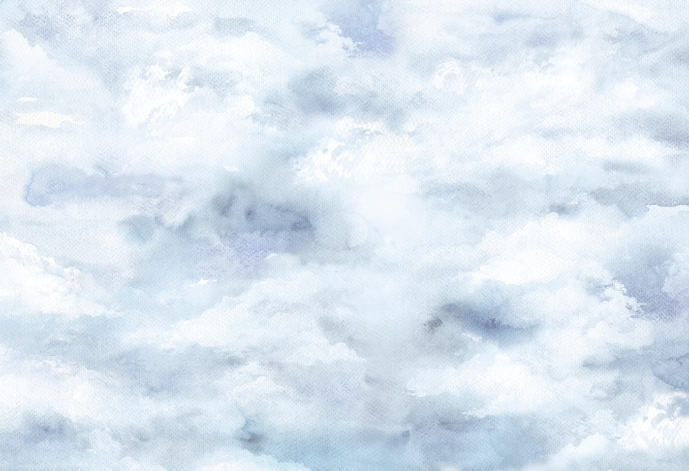 ZEPHYR - blue - tapeta do pokoju dziecka wyciszająca