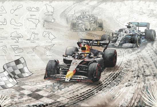 copy of FORMULA 1 - tapeta dla chłopaka z bolidami i torem wyścigowym