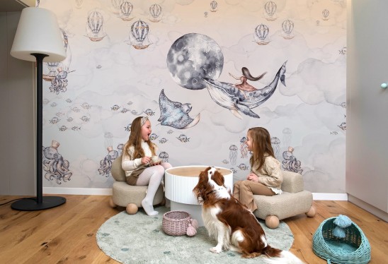 OCEAN DEEP - marzenia Tosi - tapeta dla małej artystki