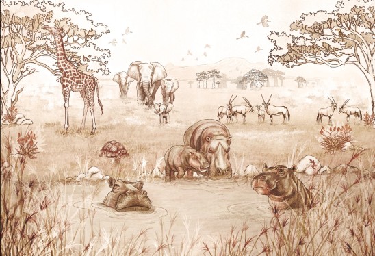 copy of BLOCKS MURAL - tapeta dla chłopaka z murem z klocków