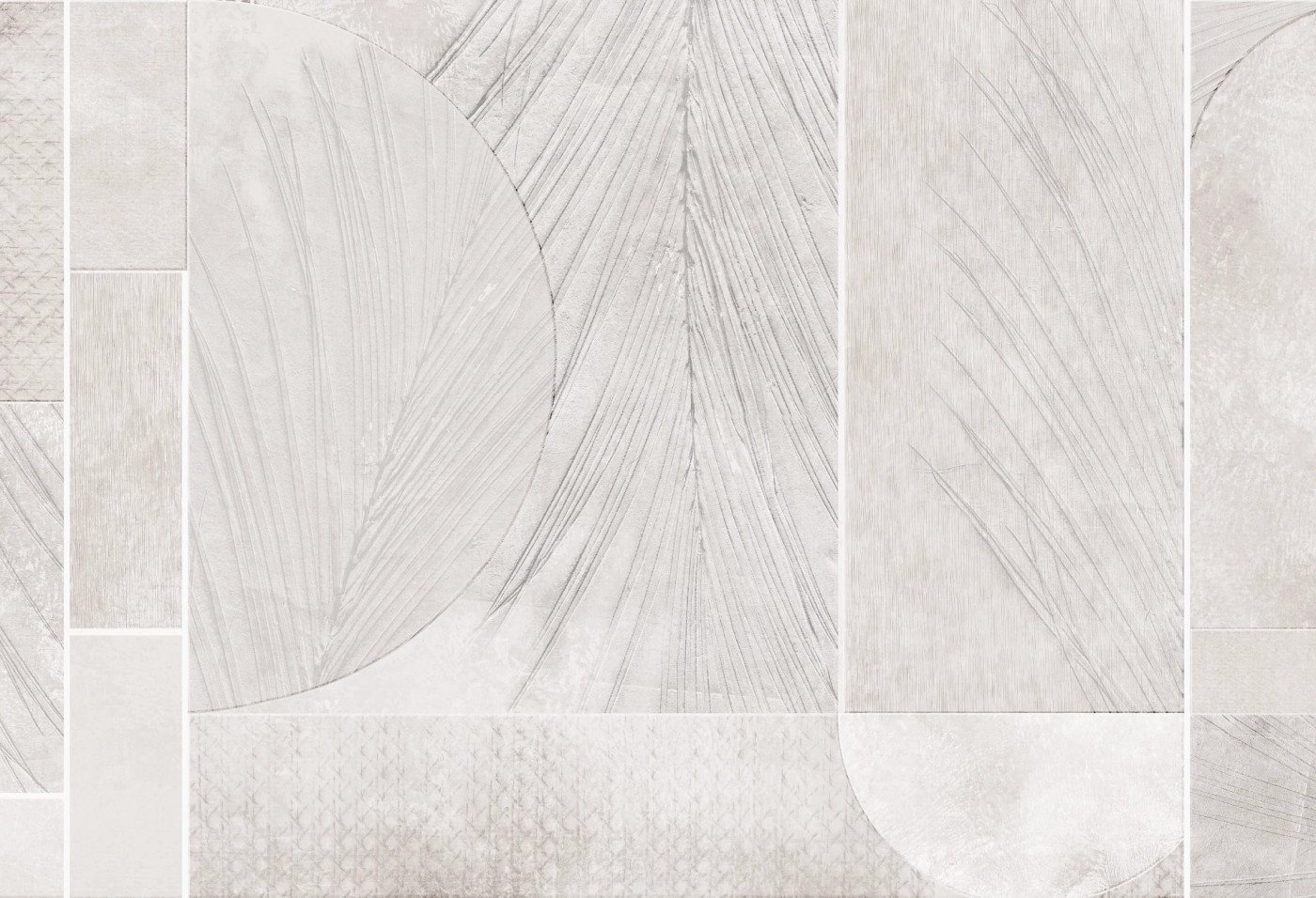 PALEO - grey - geometryczna tapeta z efektem nowoczesnej płaskorzeźby PALEO - grey - geometryczna tapeta z efektem nowoczesnej płaskorzeźby