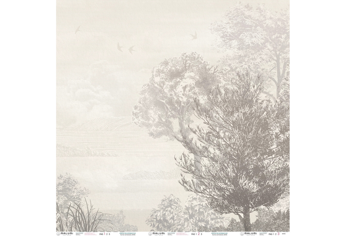 COSTA - beige - 267cm x 265 cm - tapeta idealna do salonu