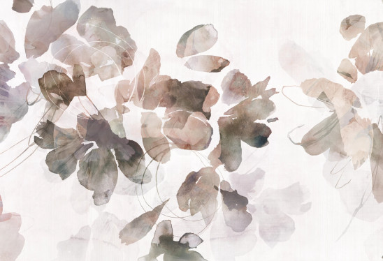 FORTUNA - coral - nowoczesna tapeta to wyjątkowa ozdoba Twoich ścian