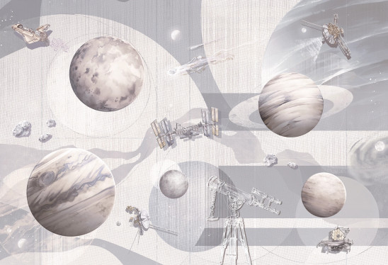 SPACE ZONE - milky -  tapeta galaktyka idealna dla nastolatka