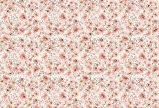 GARDEN OF MEMORIES - tapeta dziewczęca w kwiaty w stylu boho