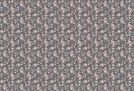 MAGICAL GARDEN - dark - tapeta w kwiaty