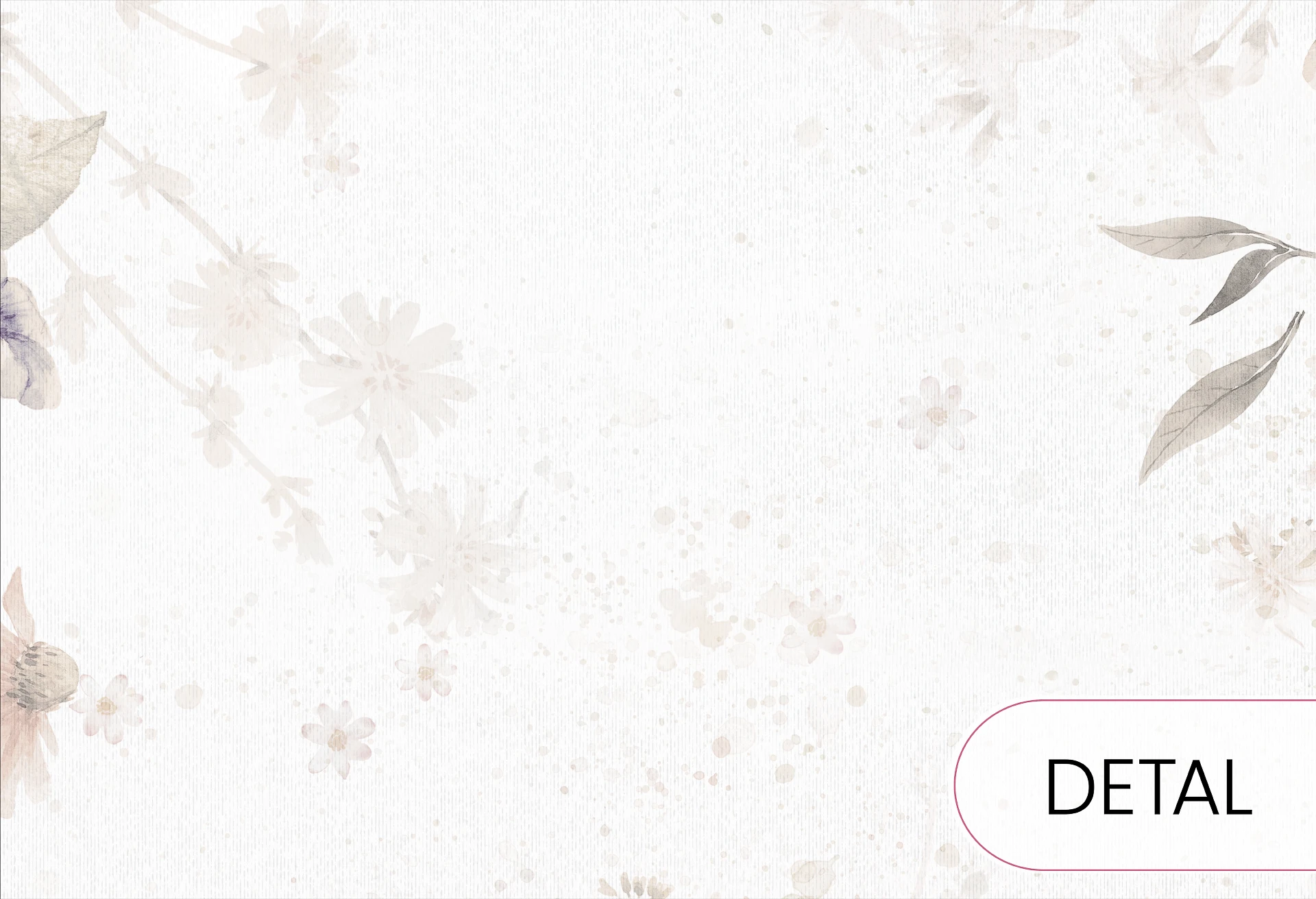 BLOOM BOUQUET - beige - tapeta w kwiaty do pokoju dziecięcego