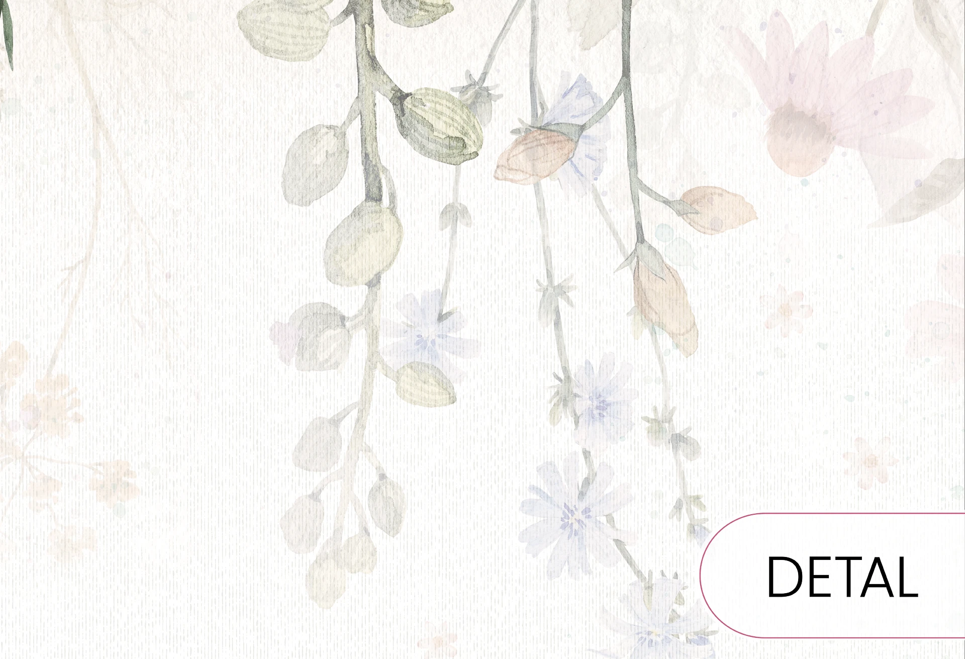 BLOOM UP - rainbow - tapeta dla dziewczynki w kolorowe kwiaty