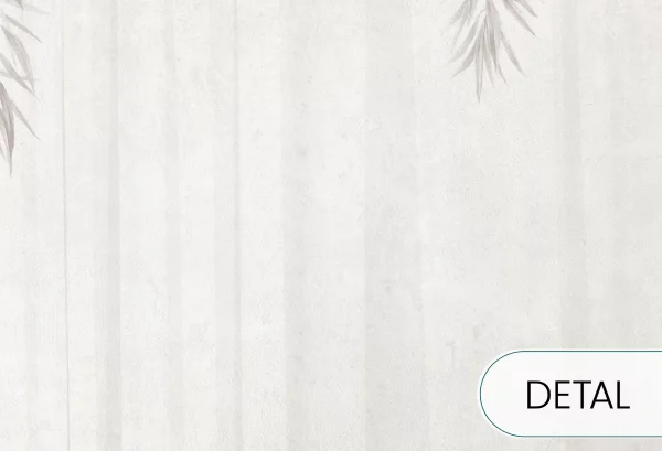 BOTANICA - coral - tapeta z motywem leśnym do salonu lub sypialni - detal