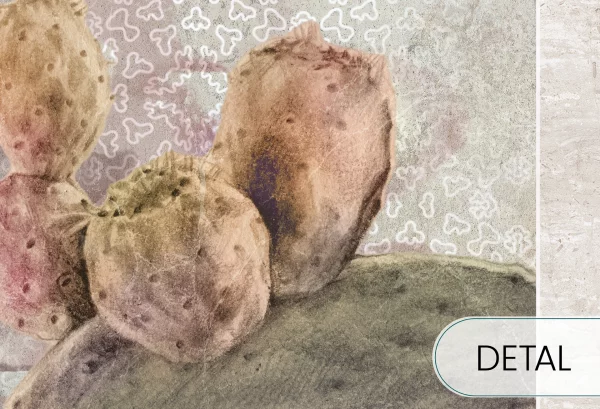 CASA VERDE - tapeta artystyczna do salonu lub sypialni - detal