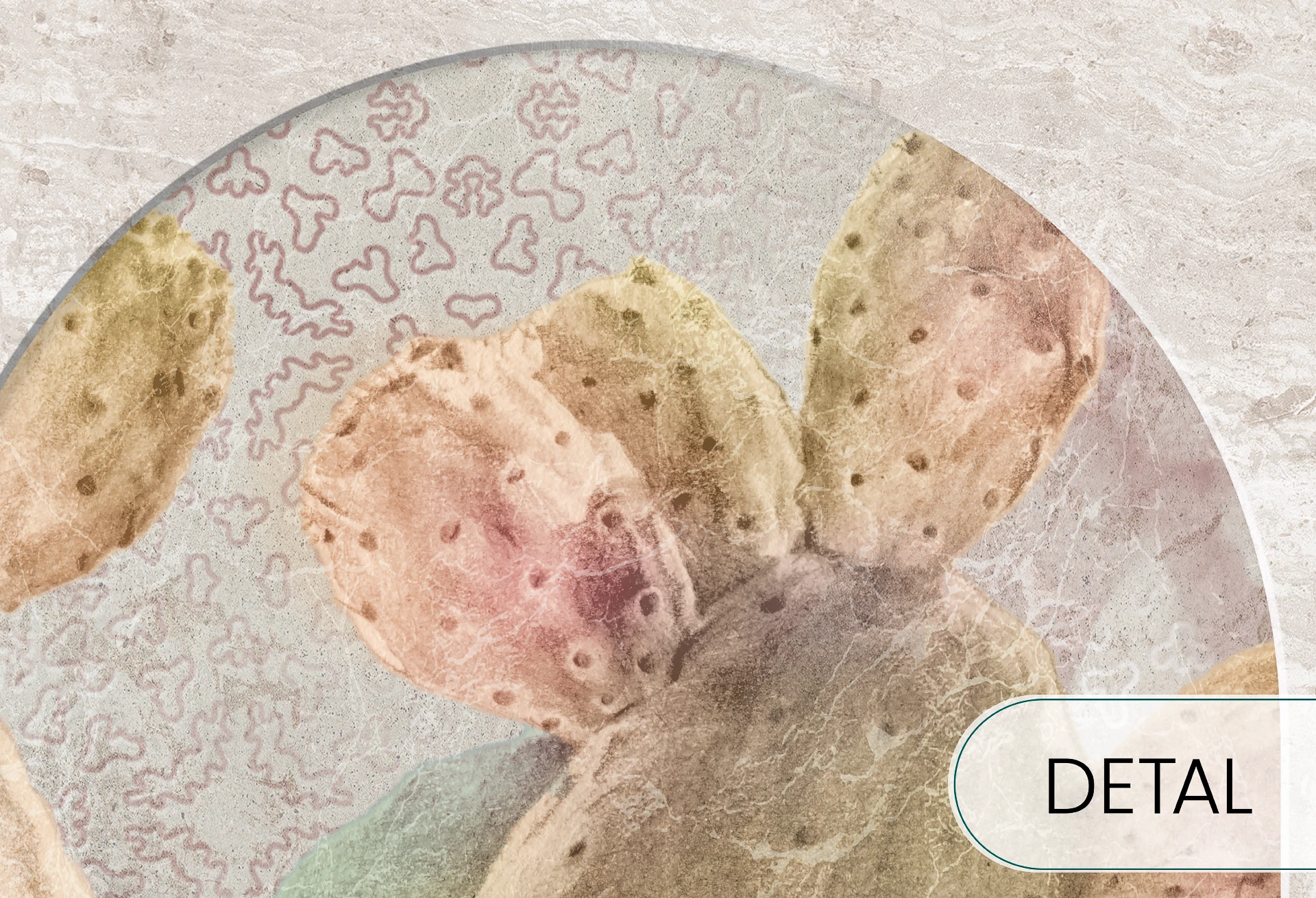 CASA VERDE - tapeta artystyczna do salonu lub sypialni