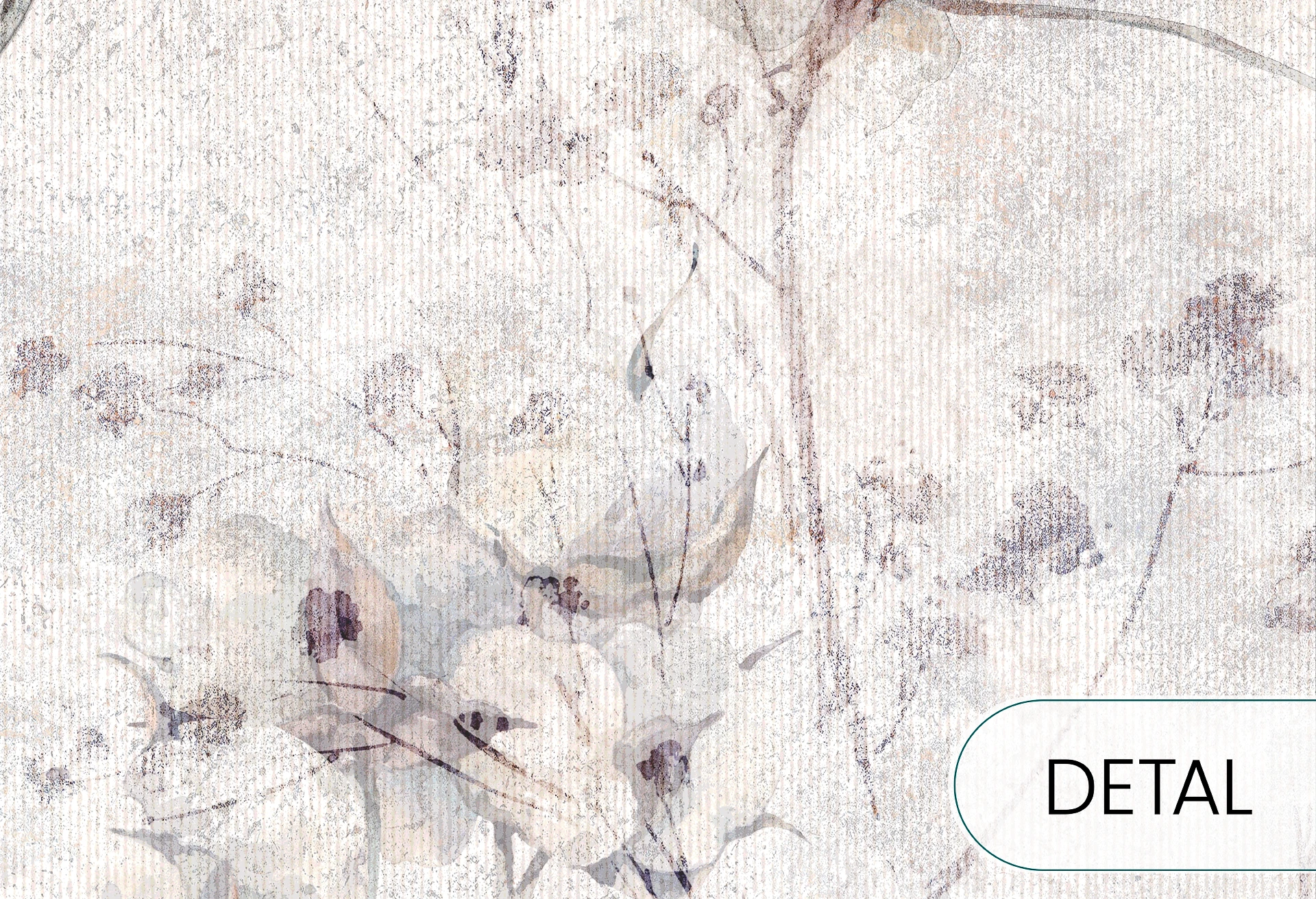 FIELDS OF COTTON - romantyczna tapeta do salonu lub sypialni