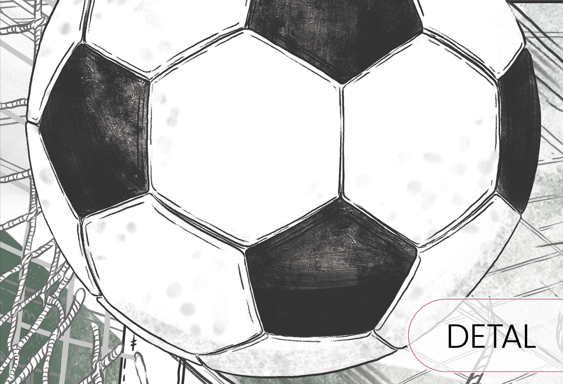 FOOTBALL - green - tapeta dla chłopca do pokoju