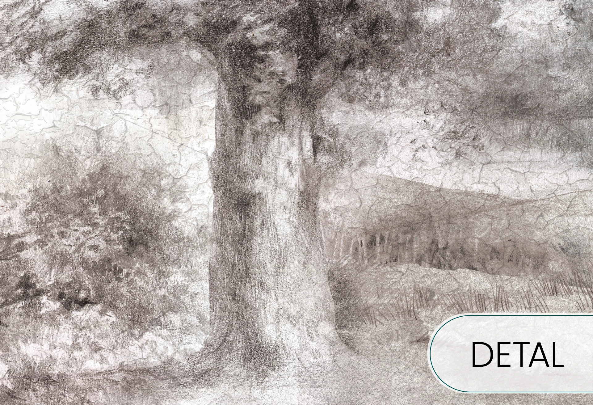 FRESCO - tapeta z motywem lasu do salonu lub sypialni