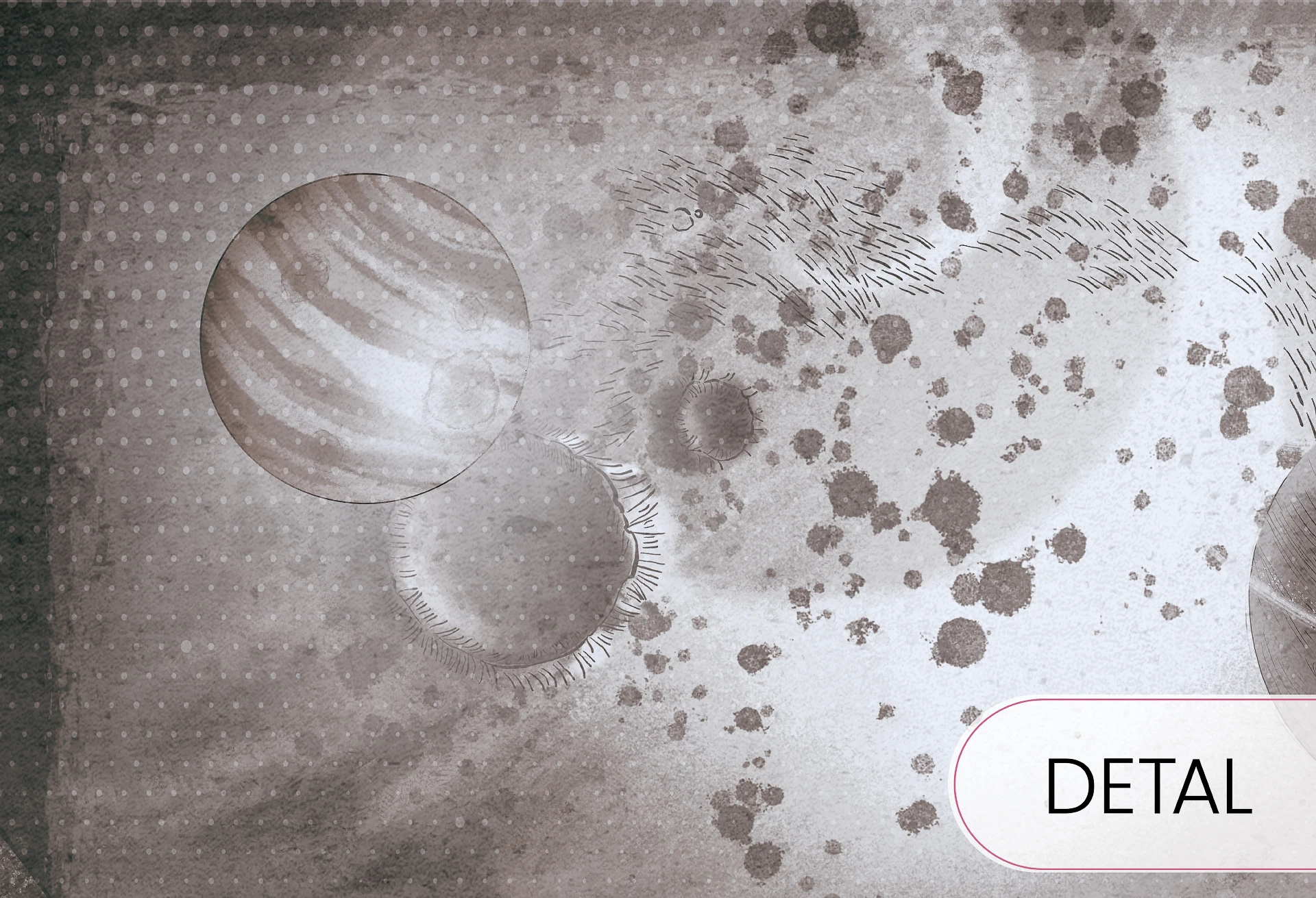 GALAXY - comic book - tapeta na ścianę dla chłopca z kosmicznym motywem