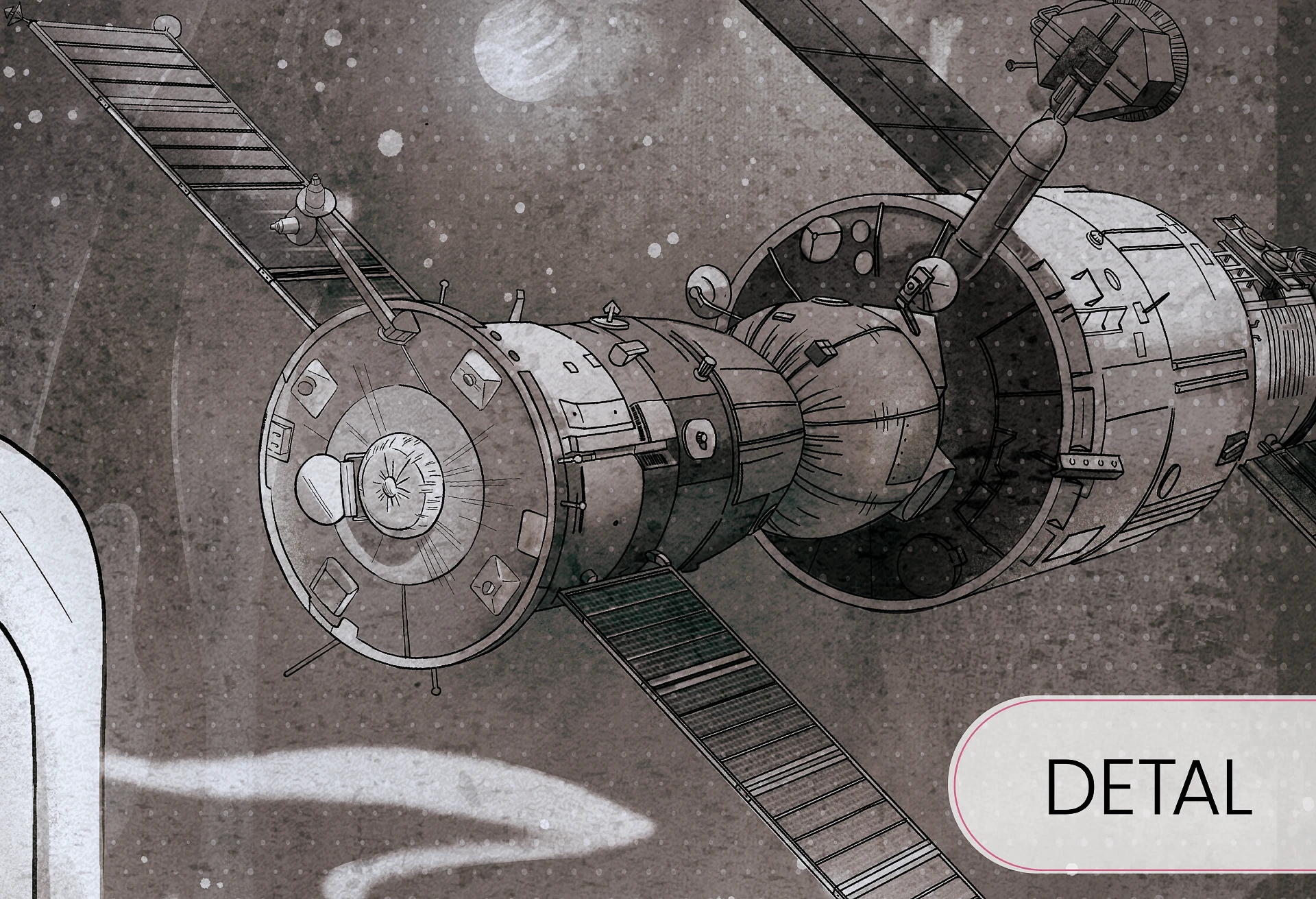 GALAXY - comic book - tapeta na ścianę dla chłopca z kosmicznym motywem