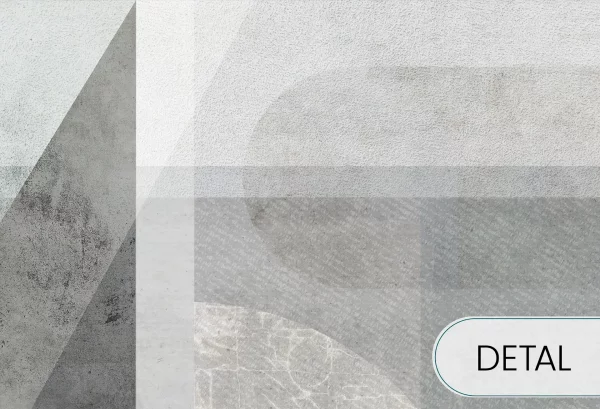 GEOMETRIC ABSTRACTION - nowoczesna tapeta do salonu - detal