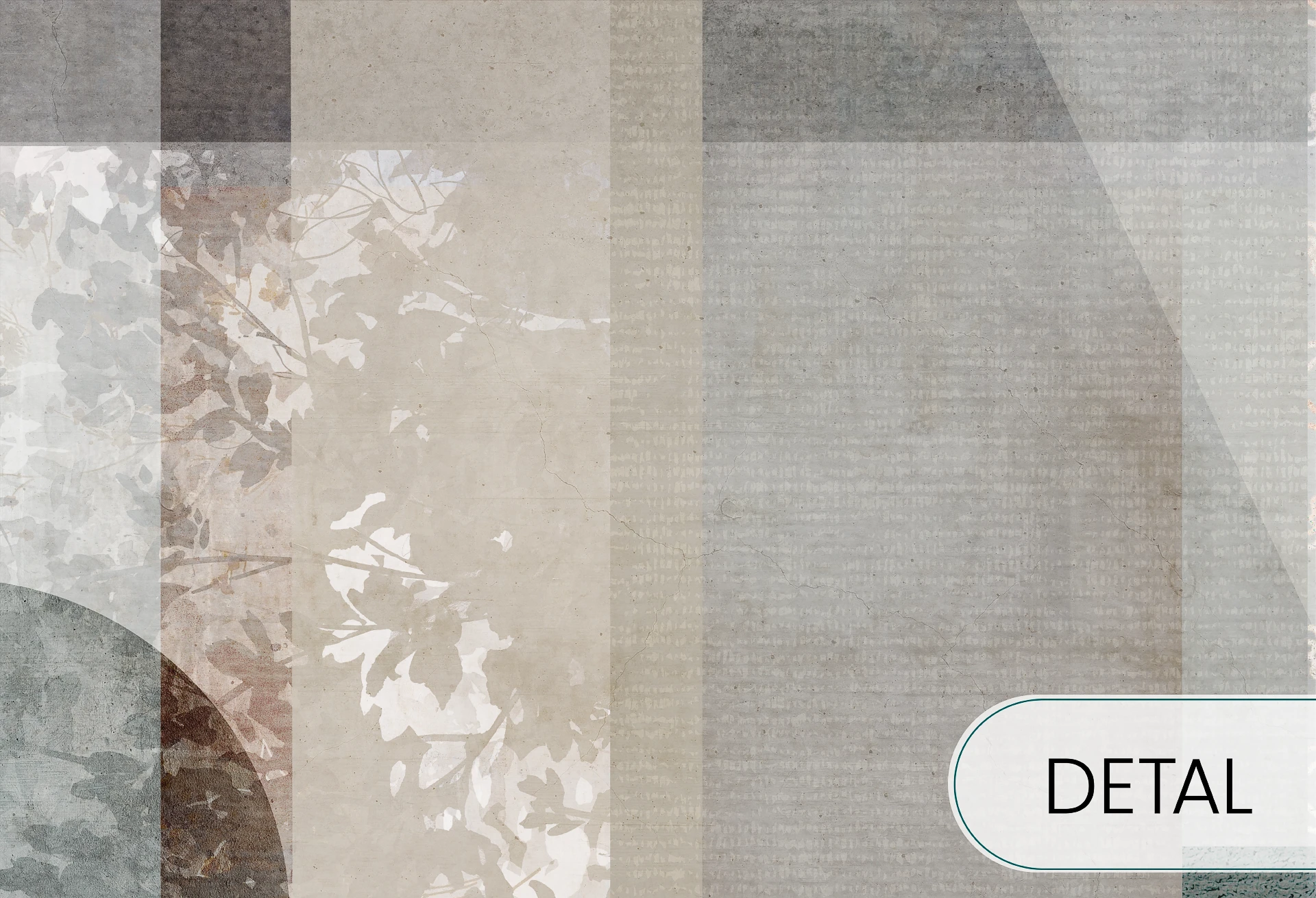 GEOMETRIC ABSTRACTION - nowoczesna tapeta do salonu