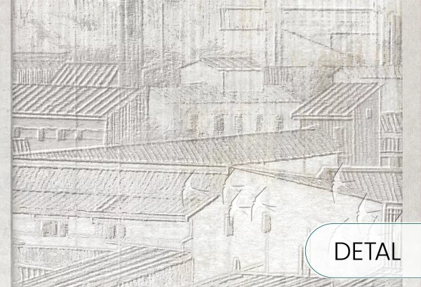 FIRENZE - relief - tapeta z motywem miasta do salonu lub sypialni - detal