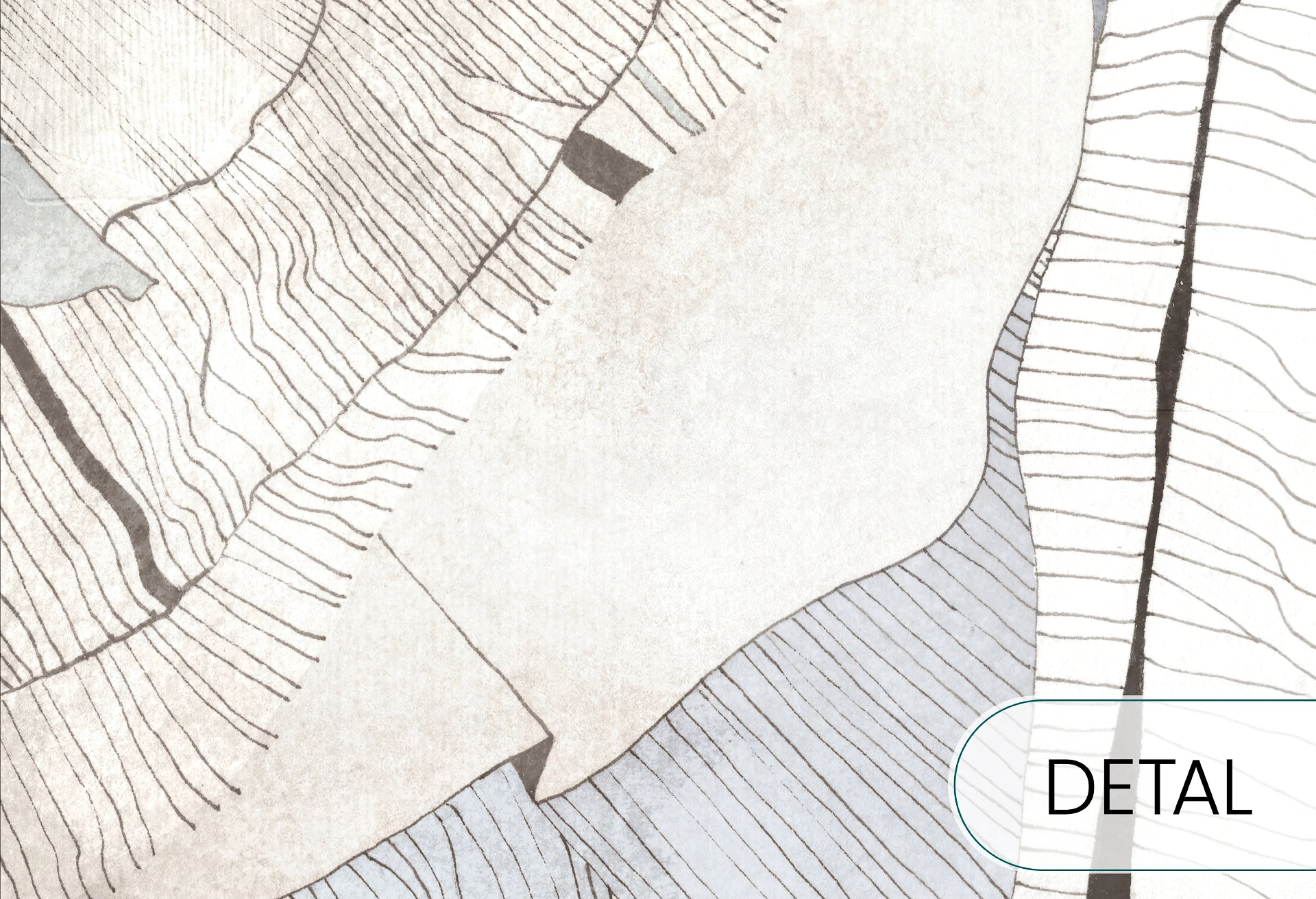 HIBISCUS - blue - tapeta w wielkie kwiaty do salonu lub sypialni