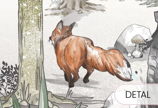 JEEP TRIP - tapeta z autem terenowym - detal