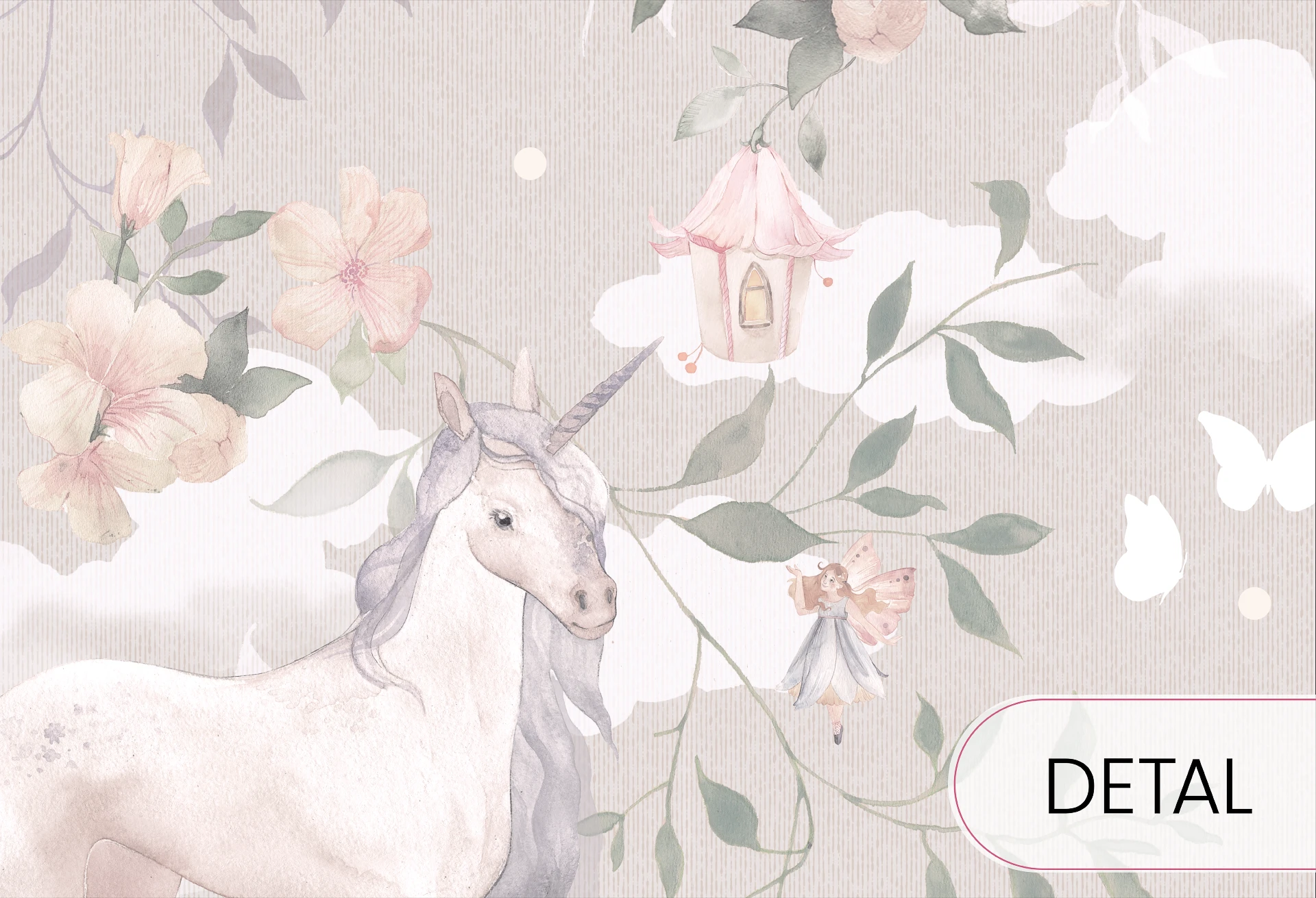 KRÓLESTWO JEDNOROŻCÓW PATTERN - tapeta w jednorożce