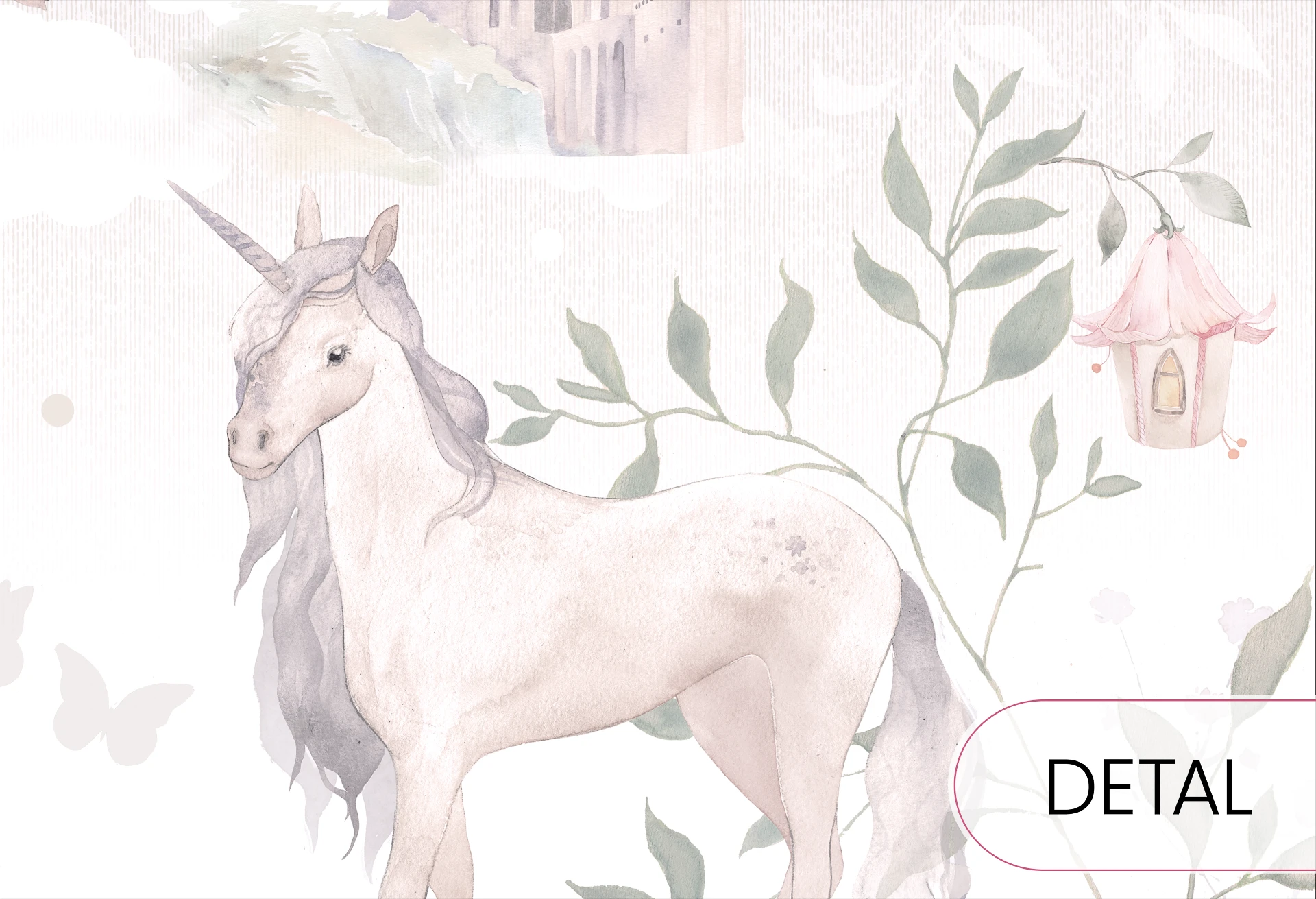 KRÓLESTWO JEDNOROŻCÓW PATTERN - tapeta w jednorożce