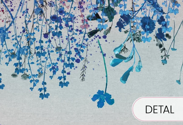 MEADOW - kolor 03 - tapeta dla nastolatki w kwiaty - detal