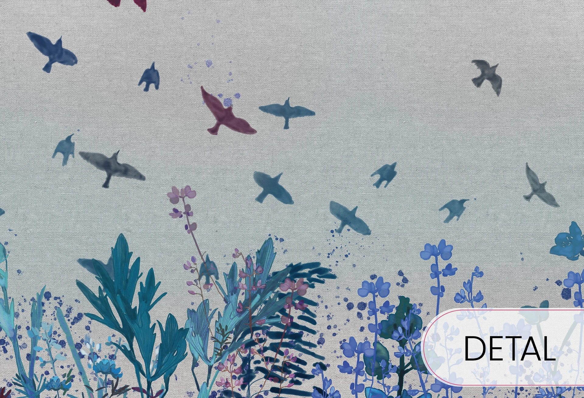 MEADOW - kolor 03 - tapeta dla nastolatki w kwiaty