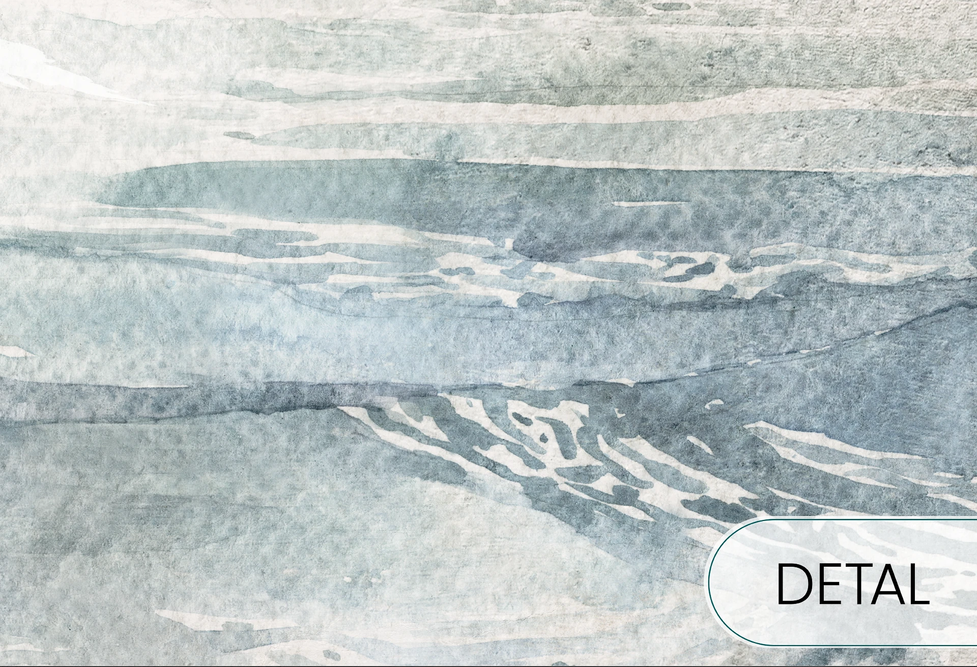 ON THE SEA - mint - tapeta w ptaki do sypialni lub salonu