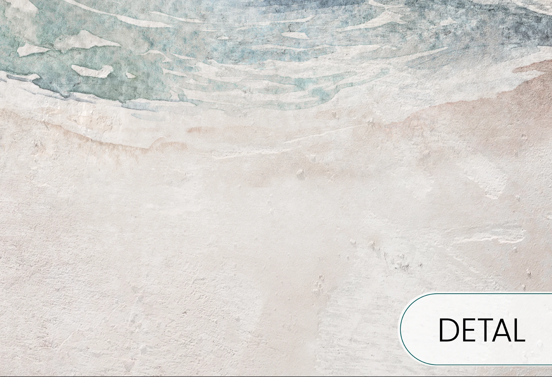 ON THE SEA - mint - tapeta w ptaki do sypialni lub salonu