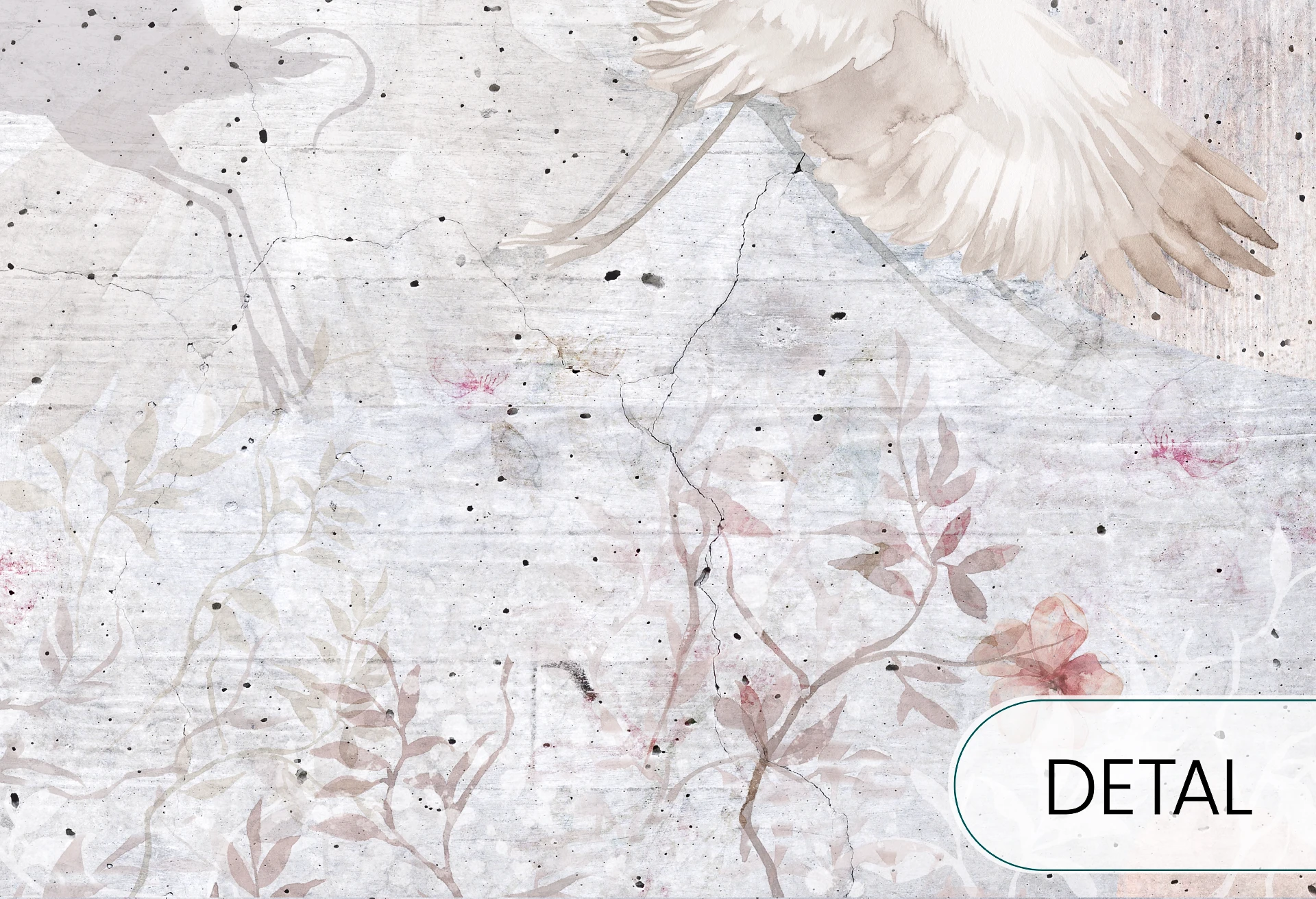 ORIENT MOON - blue tint - tapeta japońska do salonu lub sypialni