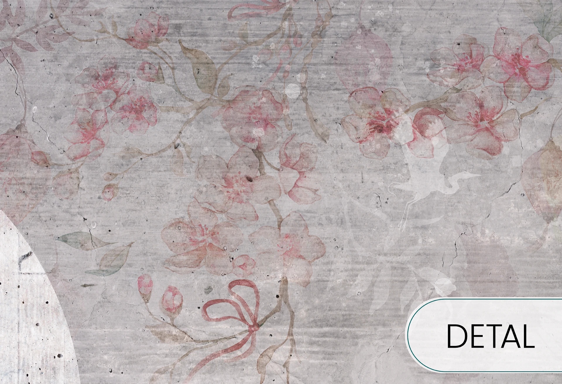 ORIENT MOON - blue tint - tapeta japońska do salonu lub sypialni