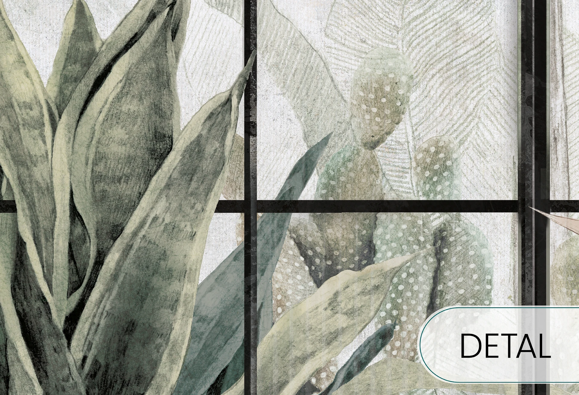 PARADISE - fine - pomysłowa tapeta roślinna do salonu lub sypialni