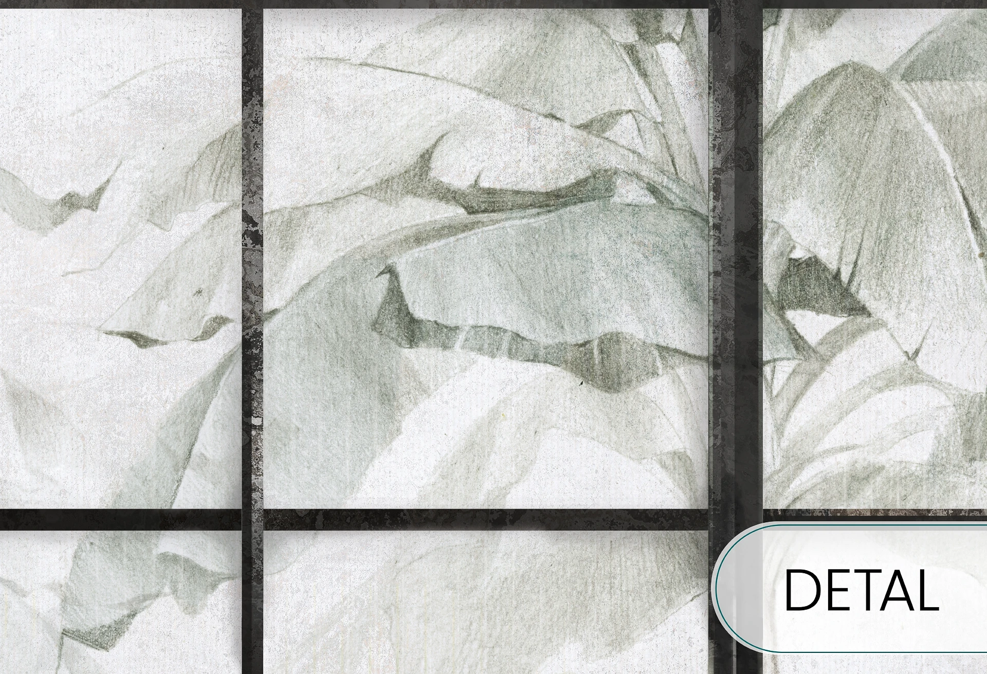 PARADISE - fine - pomysłowa tapeta roślinna do salonu lub sypialni