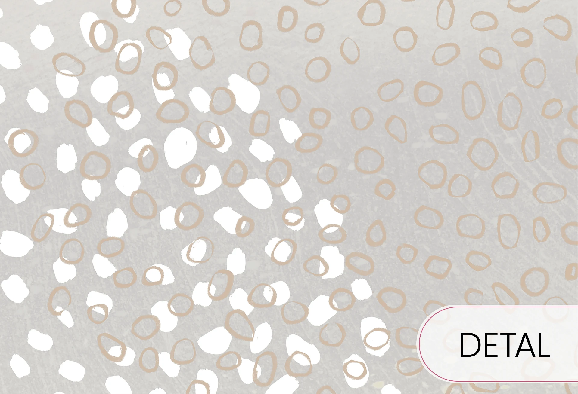 RAINBOW DOTS - birds - minimalistyczna tapeta dla dziewczynek