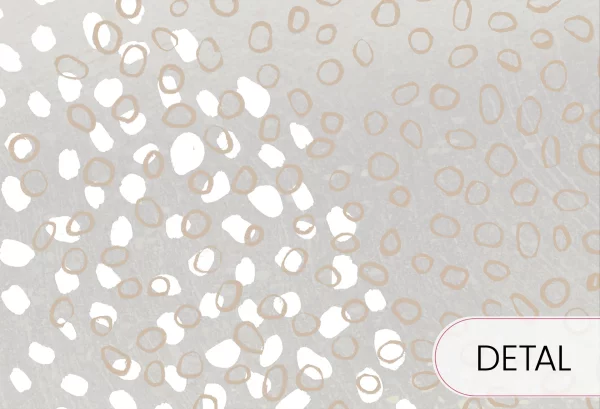 RAINBOW DOTS - birds - minimalistyczna tapeta dla dziewczynek - detal