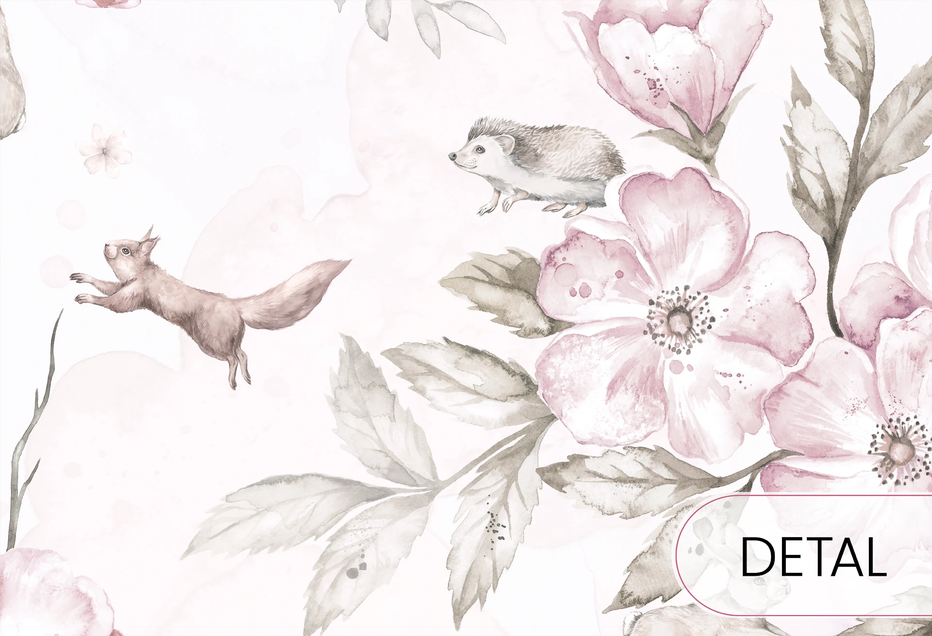 ROSE GARDEN - kwiatowa tapeta dla dziewczynki