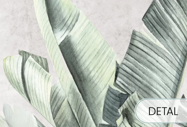 URBAN JUNGLE - nowoczesna tapeta do salonu - detal