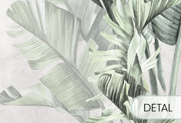 URBAN JUNGLE - nowoczesna tapeta do salonu - detal