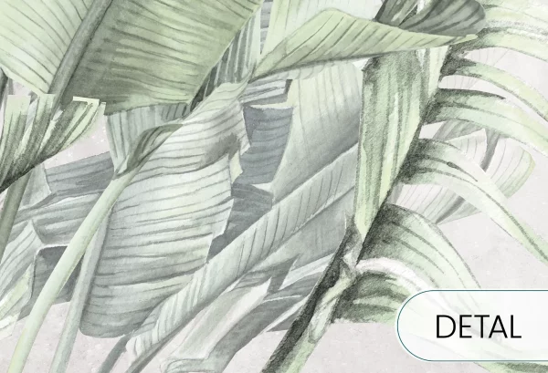 URBAN JUNGLE - nowoczesna tapeta do salonu - detal