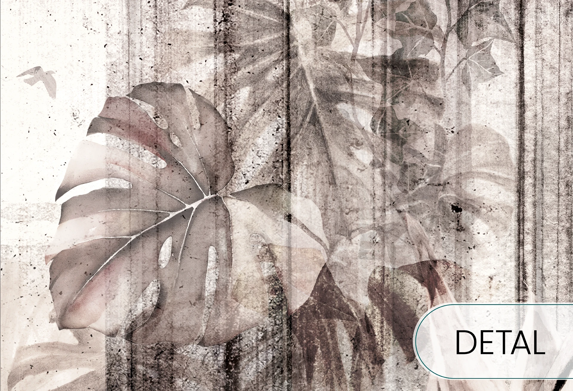 WINDOWS TO THE AMAZON - light - tapeta vintage do salonu lub sypialni