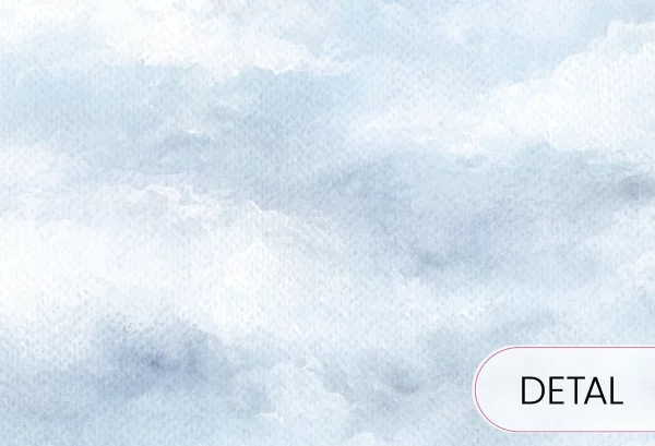 ZEPHYR - blue - tapeta do pokoju dziecka wyciszająca - detal