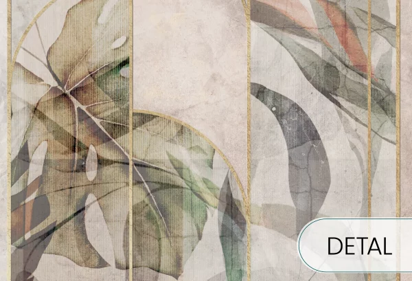 ARCHEO - rose - tapeta nowoczesna do salonu lub sypialni - detal